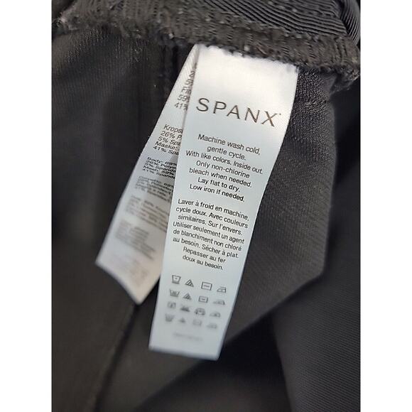 NEW SPANX Jean-ish Ankle Denim Leggings -Jeggings Black - Large - Picture 11 of 12